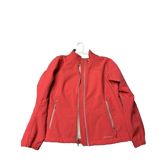 Eddie Bauer Women's Size XL Hot Pink Shell Jacket Coat Liner Windbreaker - Picture 4 of 13